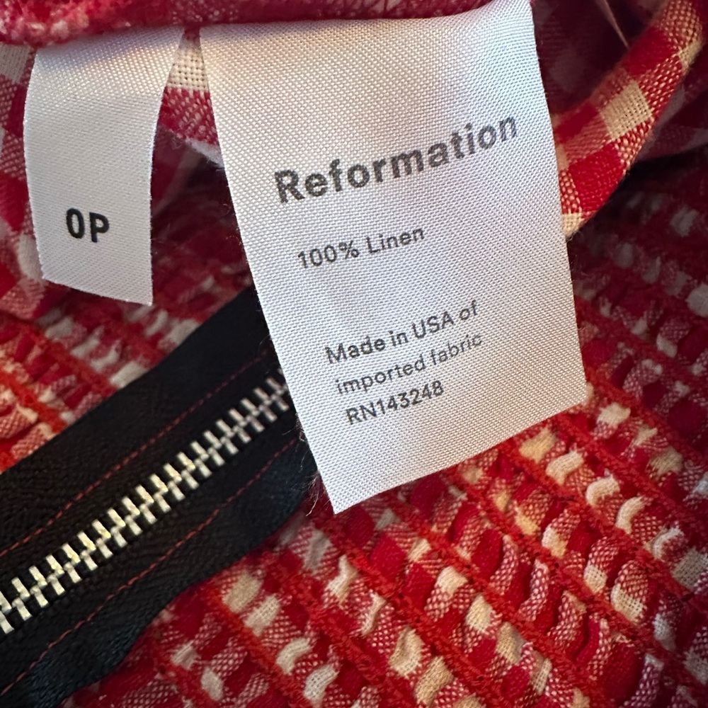 Reformation Birch Jumpsuit (Size 0P) - Picture 9 of 9